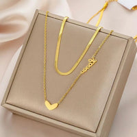 NC1045 Women's  Necklace - Stainless Steel Chain