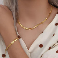 JS1013 Women's Necklace & Bracelet Set