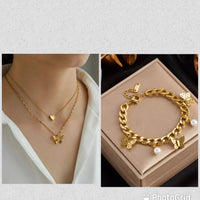 JS1007 Women's Necklace & Bracelet Set