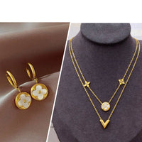 JS1011 Women's Necklace & Earrings Set